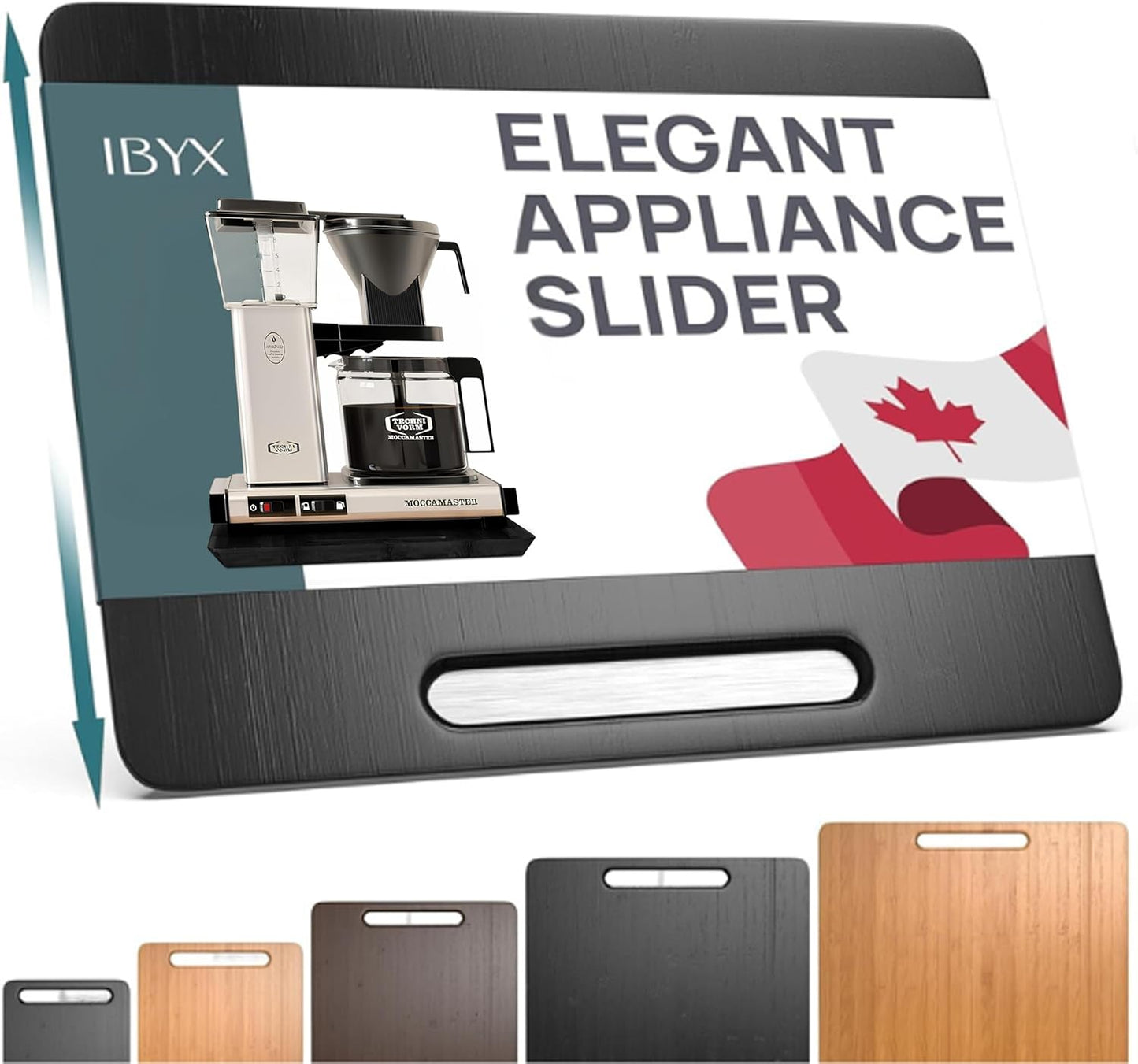Ibyx Sliding Tray for Coffee Maker & Kitchen Appliances – Multiple Sizes Available