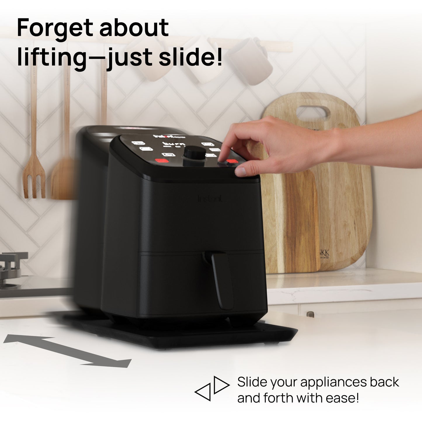 Ibyx Sliding Tray for Coffee Maker & Kitchen Appliances – Multiple Sizes Available