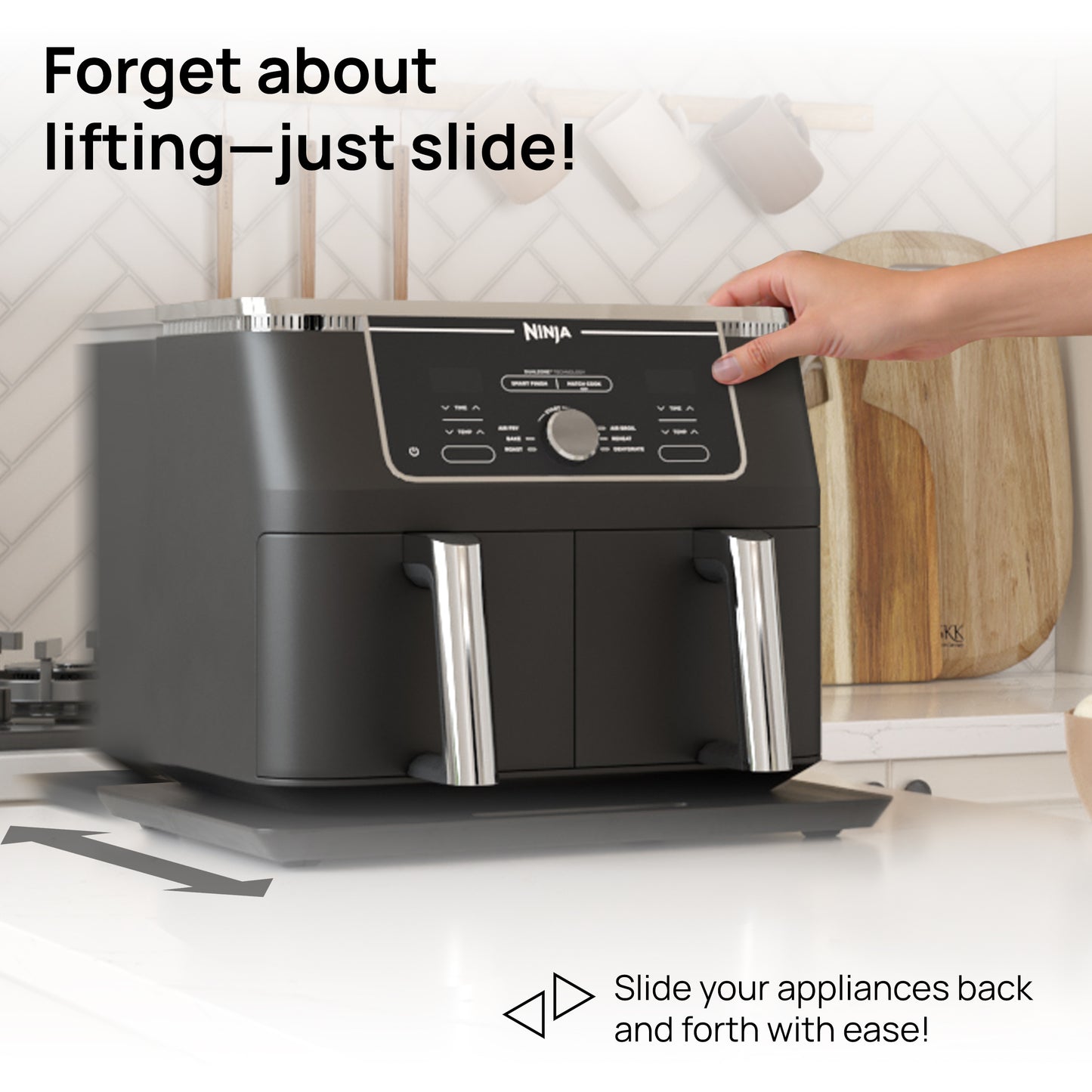 Ibyx Sliding Tray for Coffee Maker & Kitchen Appliances – Multiple Sizes Available