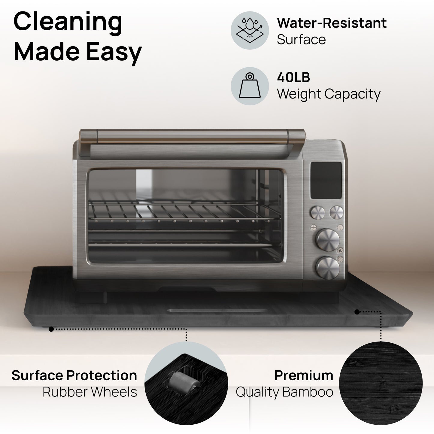 Ibyx Sliding Tray for Coffee Maker & Kitchen Appliances – Multiple Sizes Available