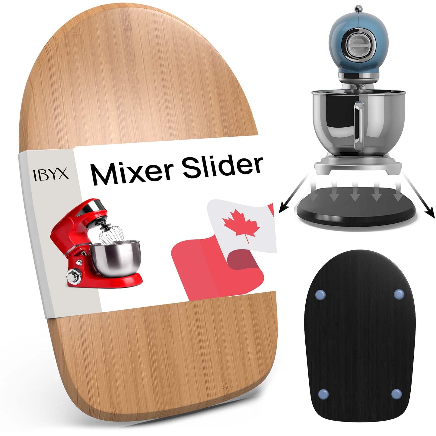 Ibyx Elegant Sliding Tray - Compatible with KitchenAid Stand Mixers