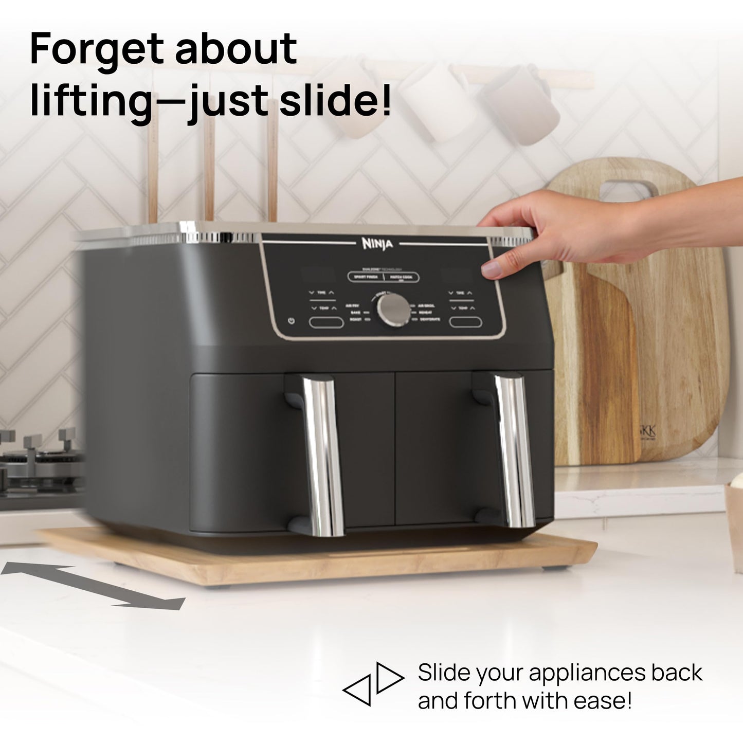 Ibyx Sliding Tray for Coffee Maker & Kitchen Appliances – Multiple Sizes Available