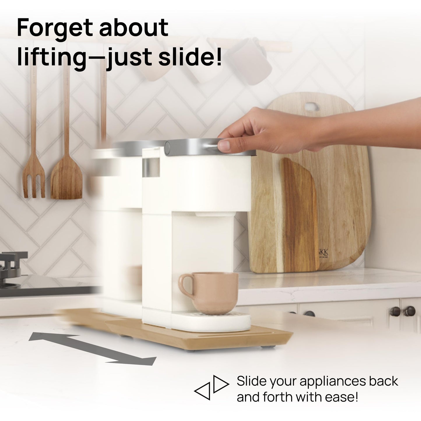 Ibyx Sliding Tray for Coffee Maker & Kitchen Appliances – Multiple Sizes Available