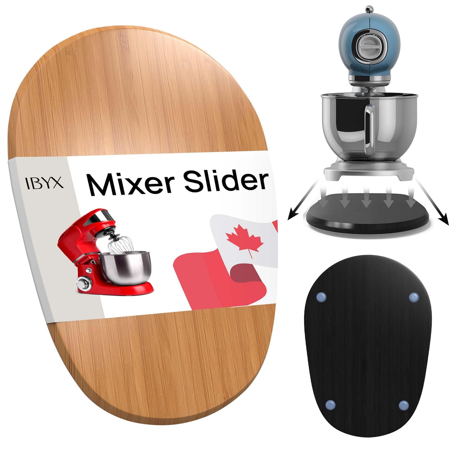 Ibyx Elegant Sliding Tray - Compatible with KitchenAid Stand Mixers