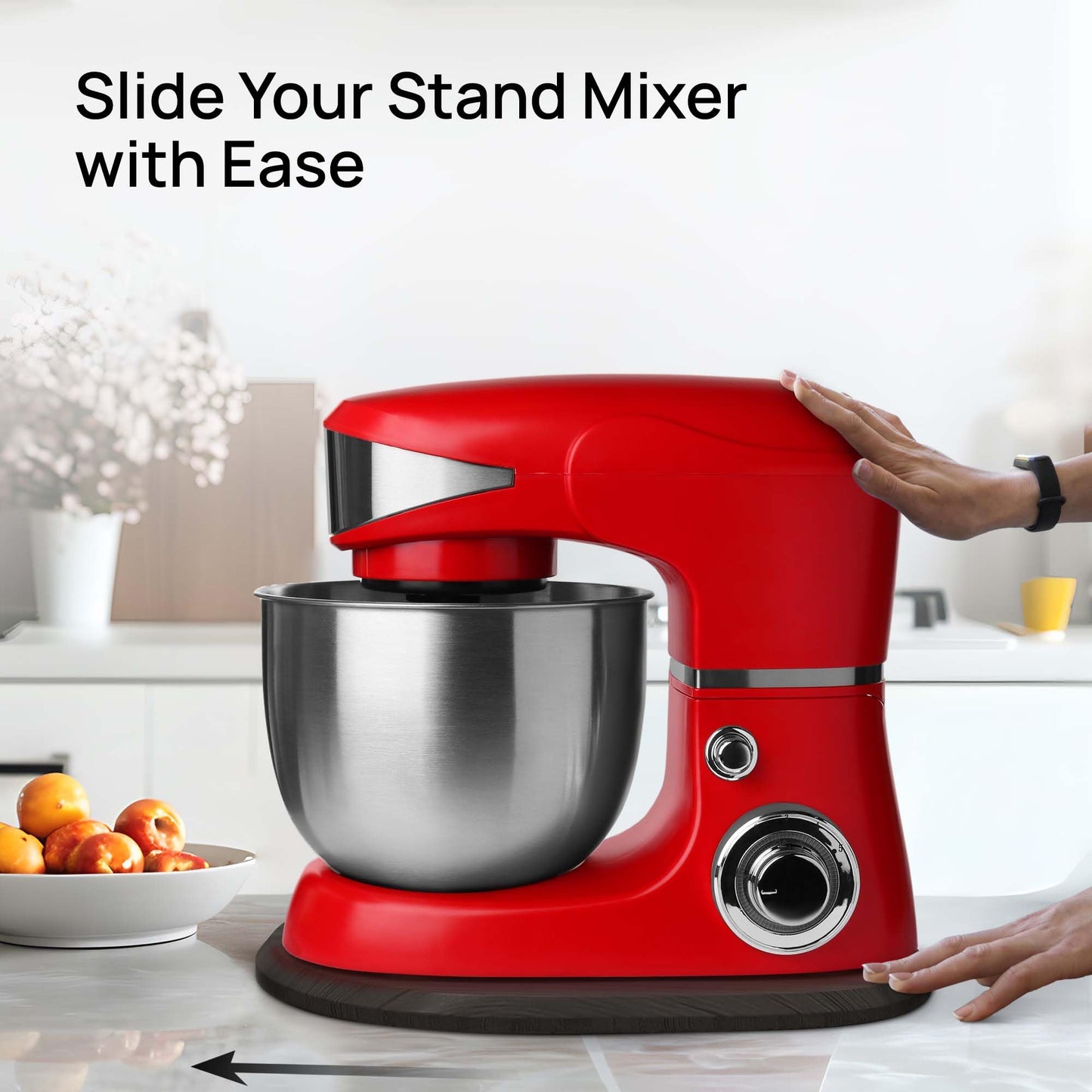 Ibyx Elegant Sliding Tray - Compatible with KitchenAid Stand Mixers