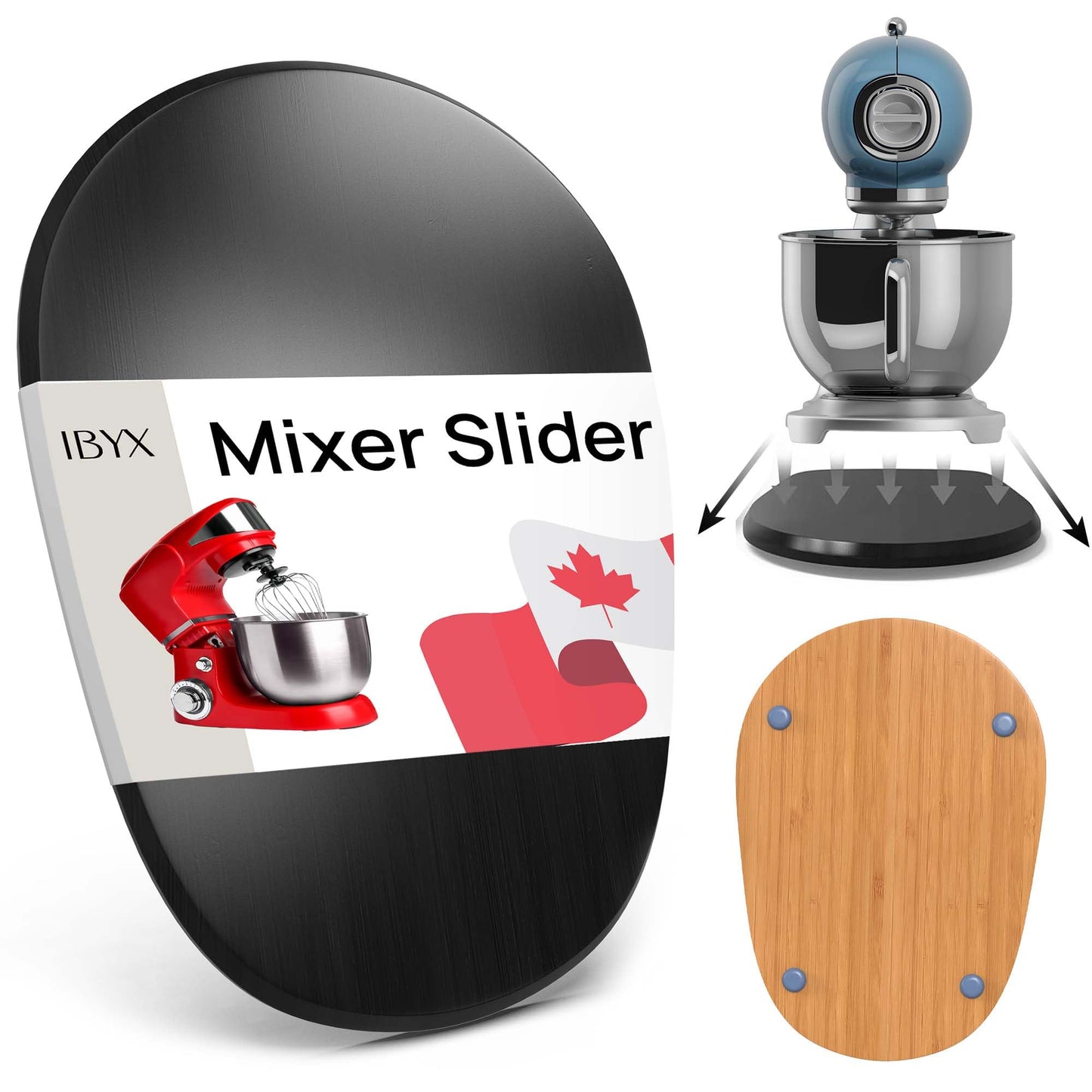 Ibyx Elegant Sliding Tray - Compatible with KitchenAid Stand Mixers
