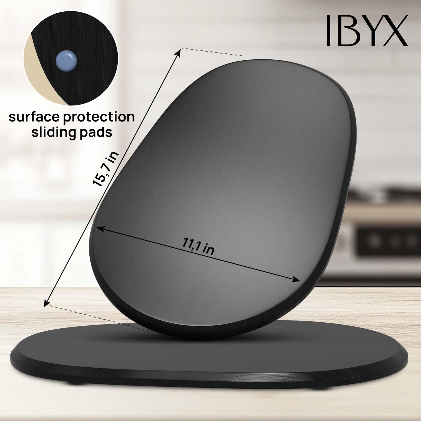 Ibyx Elegant Sliding Tray - Compatible with KitchenAid Stand Mixers