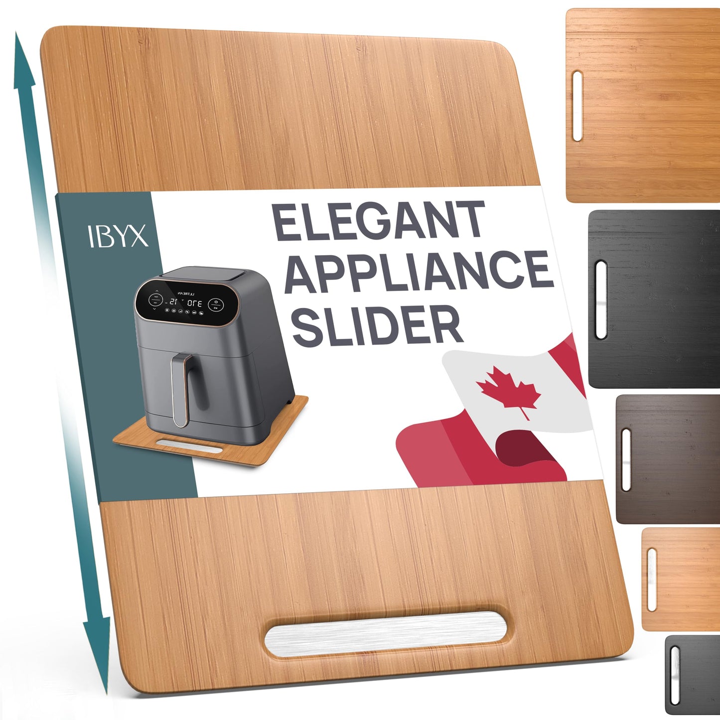 Ibyx Sliding Tray for Coffee Maker & Kitchen Appliances – Multiple Sizes Available