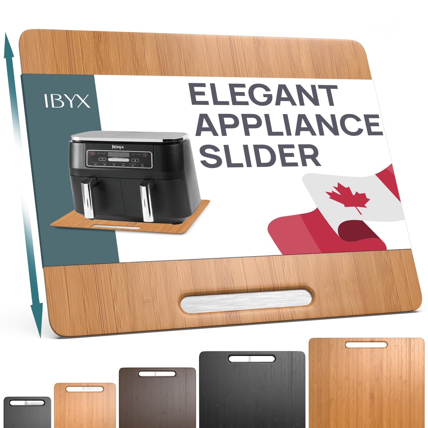Ibyx Sliding Tray for Coffee Maker & Kitchen Appliances – Multiple Sizes Available