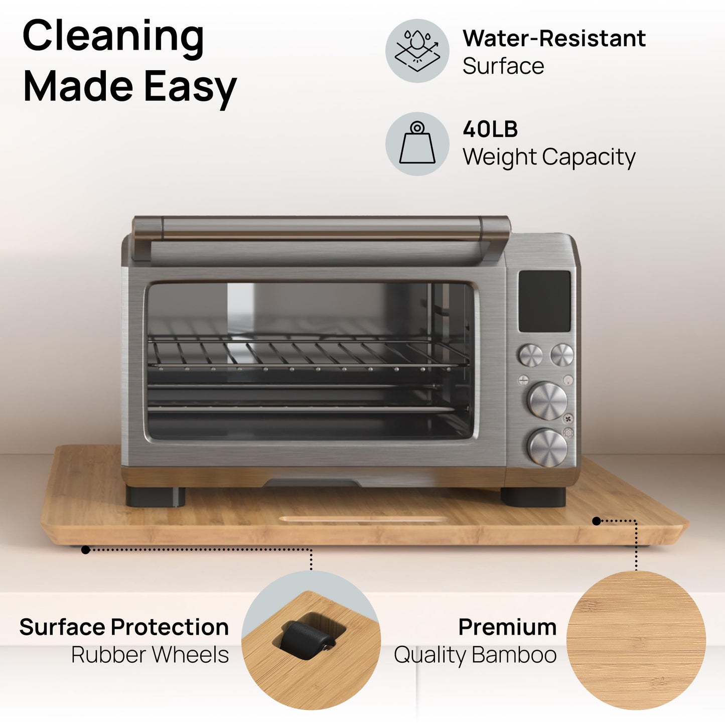 Ibyx Sliding Tray for Coffee Maker & Kitchen Appliances – Multiple Sizes Available