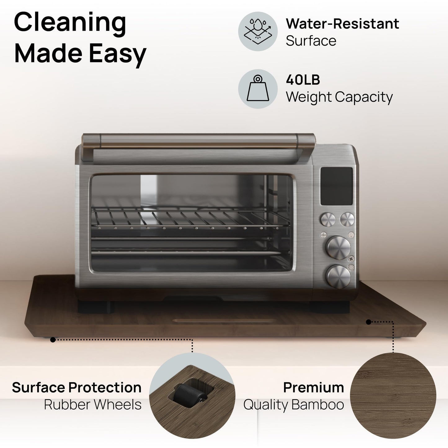 Ibyx Sliding Tray for Coffee Maker & Kitchen Appliances – Multiple Sizes Available