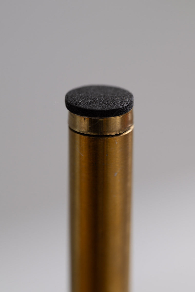 Brass hardware, recessed