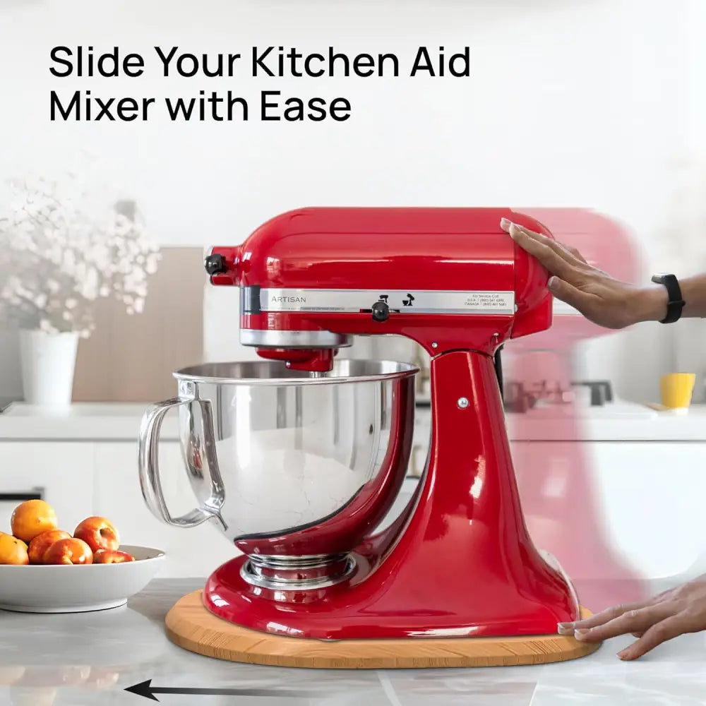 Bamboo Sliding Tray for Kitchenaid Mixers