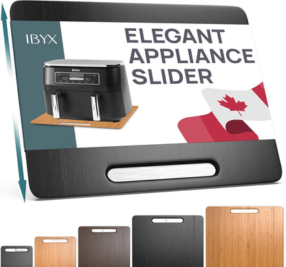 Ibyx Sliding Tray for Coffee Maker & Kitchen Appliances – 6 Sizes Available – Black