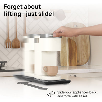 Ibyx Sliding Tray for Coffee Maker & Kitchen Appliances – Multiple Sizes Available