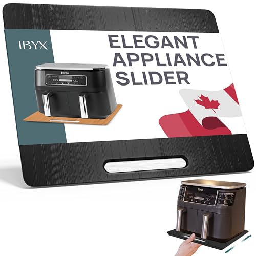 Ibyx Sliding Tray for Coffee Maker & Kitchen Appliances – 6 Sizes Available – Black