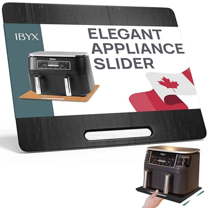 Ibyx Sliding Tray for Coffee Maker & Kitchen Appliances – 6 Sizes Available – Black
