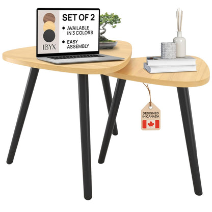 Nesting Coffee Tables – Set of 2 | 2 Colors Available