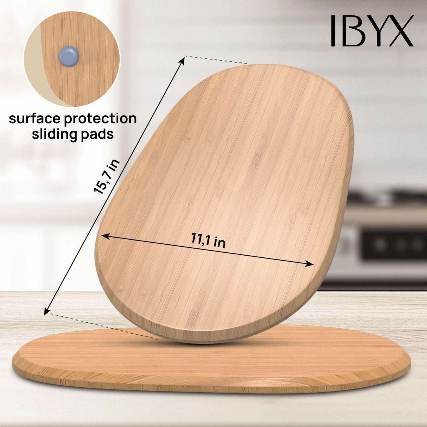 Ibyx Elegant Sliding Tray - Compatible with KitchenAid Stand Mixers