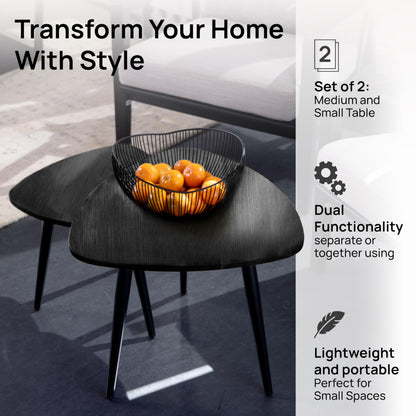 Nesting Coffee Tables – Set of 2 | 2 Colors Available