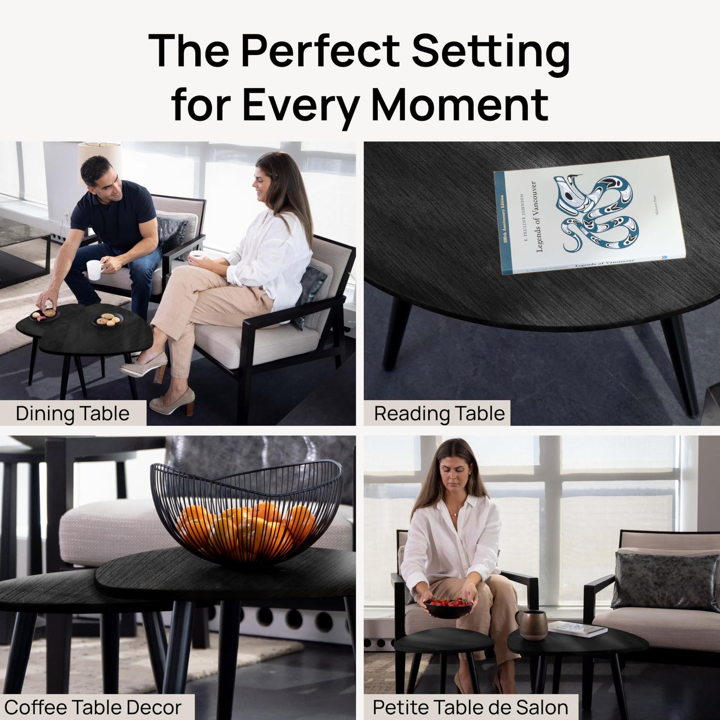 Nesting Coffee Tables – Set of 2 | 2 Colors Available