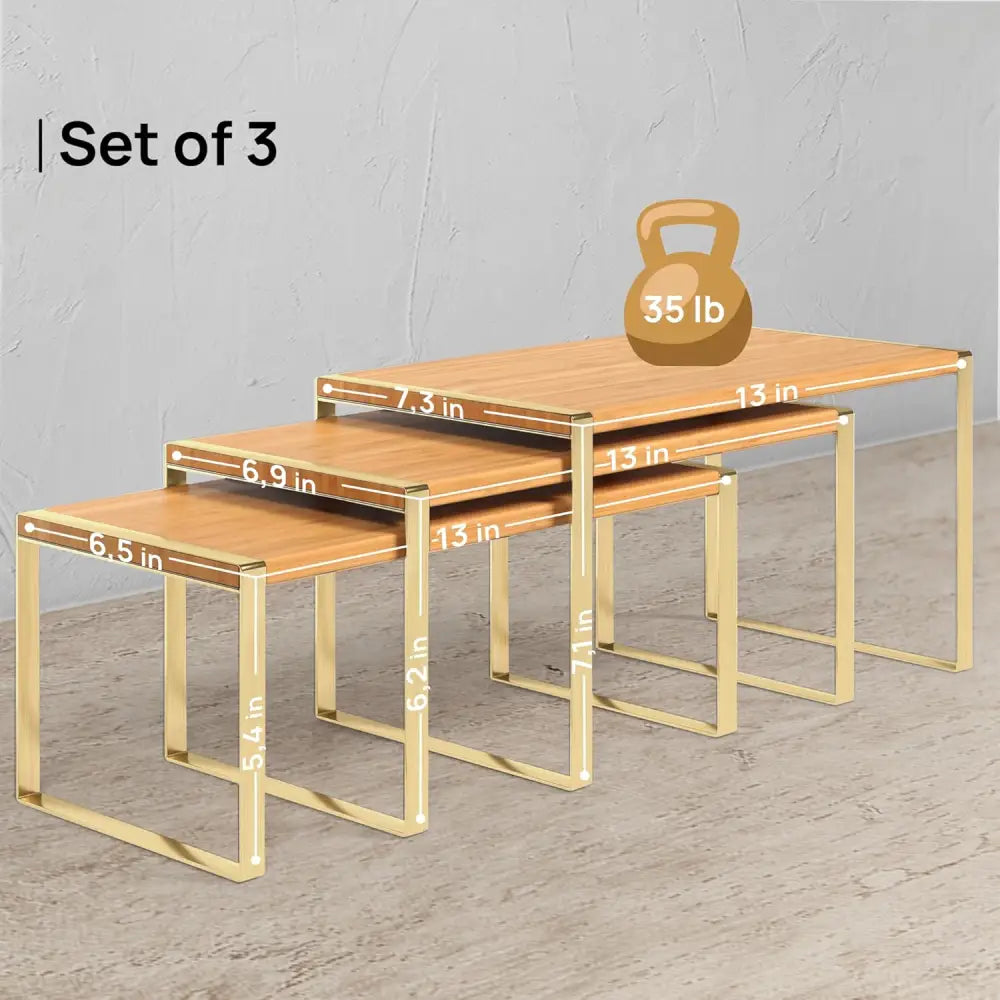 Stackable Kitchen Cabinet Organizer Shelves – Set of 3