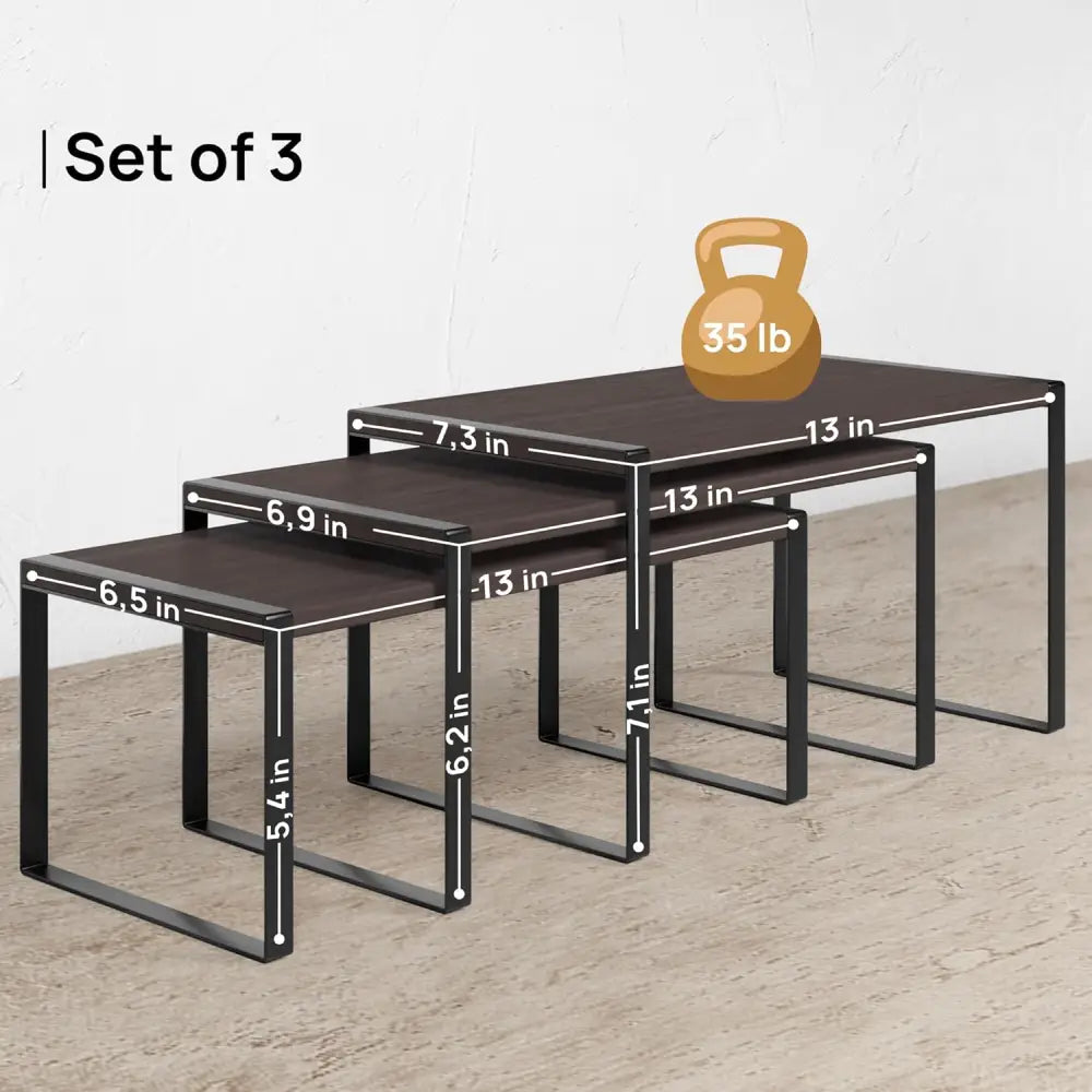 Stackable Kitchen Cabinet Organizer Shelves – Set of 3